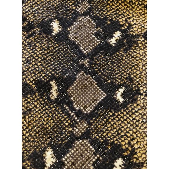 Vintage Yves Saint Laurent Encore Faux Snakeskin Skirt US 12 Pencil Skirt - Picture 2 of 7